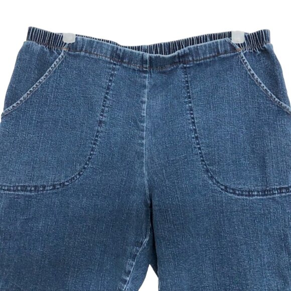 Just My Size Blue Jean Shorts - Picture 2 of 6